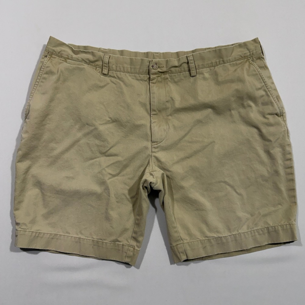 Polo Ralph Lauren Chino Shorts Mens 42x9 Tan Khaki Classic Fit Preppy Casual